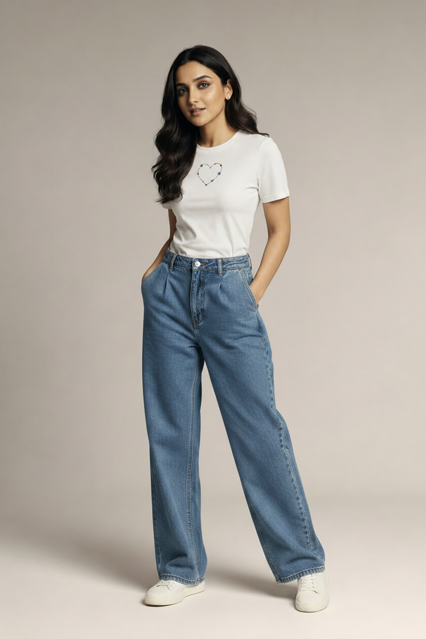 Blue Heart Constellation - Denim