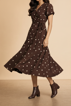 Cocoa Dot - Skirt Detail