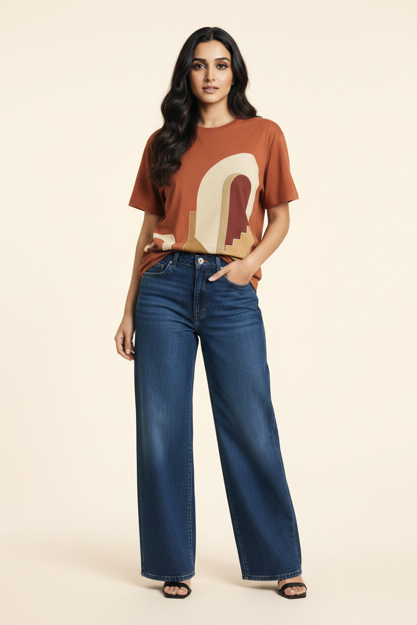 Desert Geometry - Denim