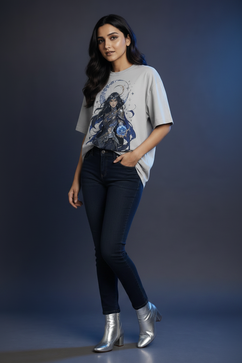 Moon Sentinel - Denim & Boots